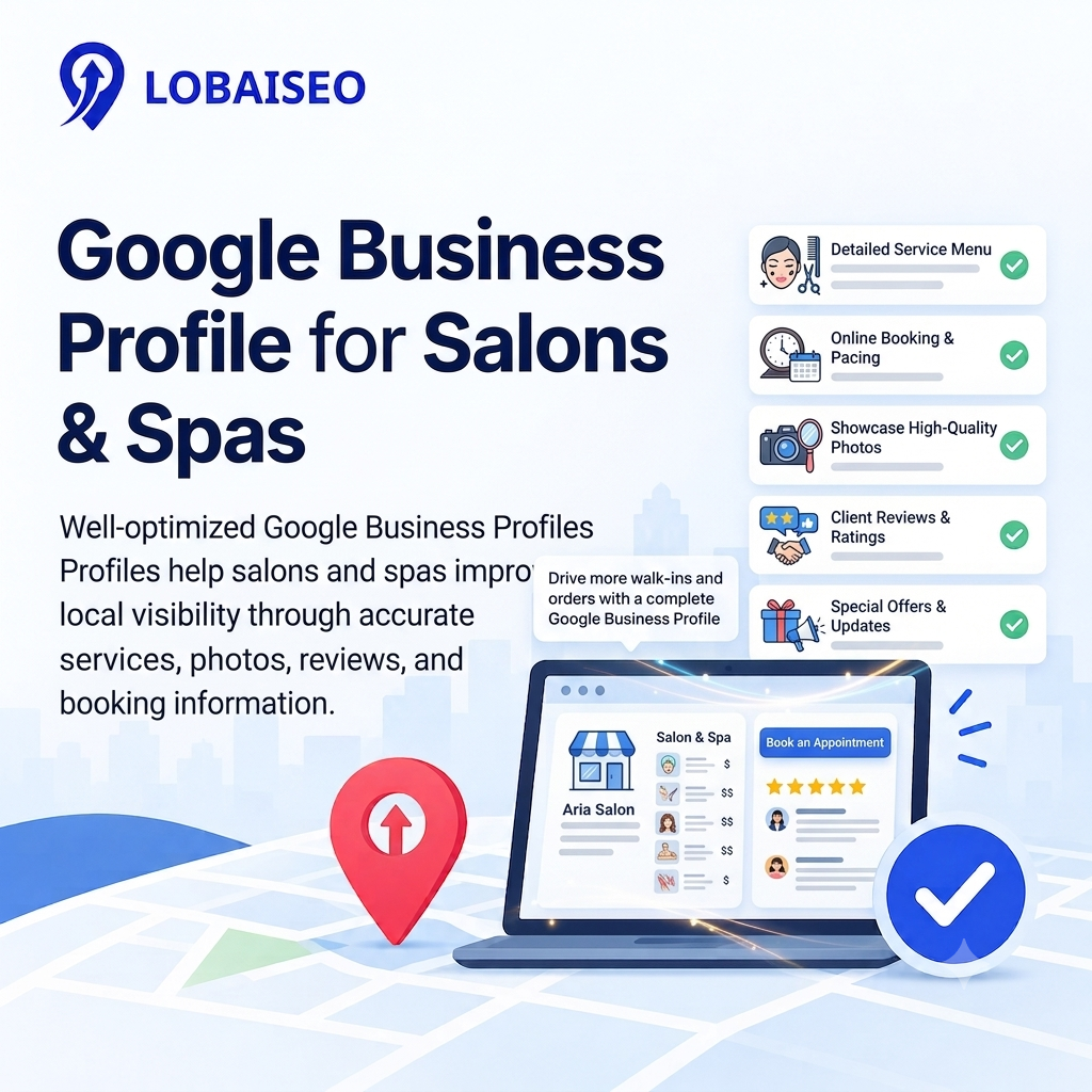 Google Business Profile for Salons and Spas by Lobaiseo