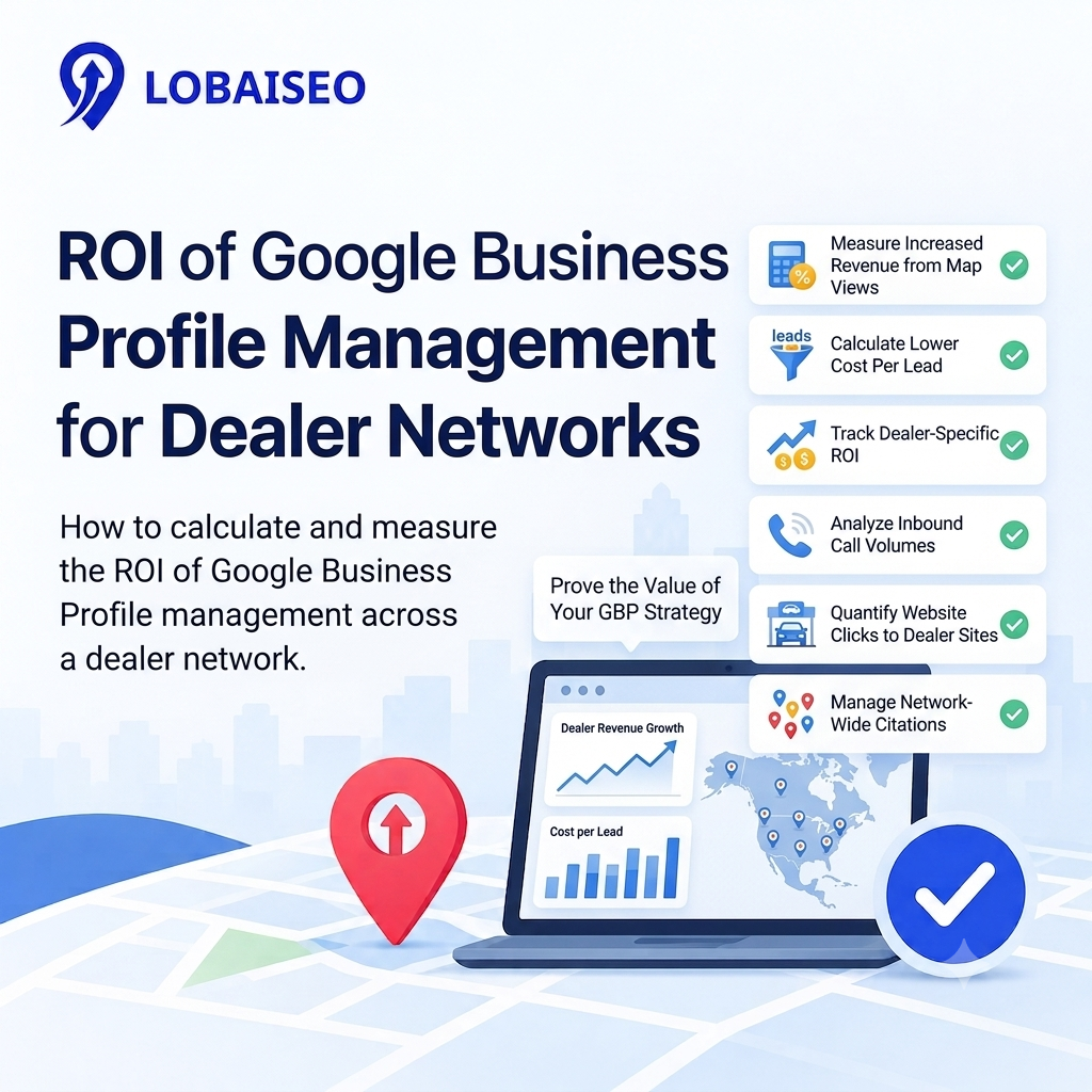 ROI of Google Business Profile Management for Dealer Networks by Lobaiseo
