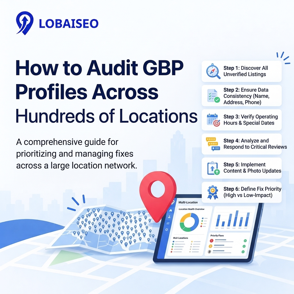 How to Audit GBP Profiles Across Hundreds of Locations by Lobaiseo