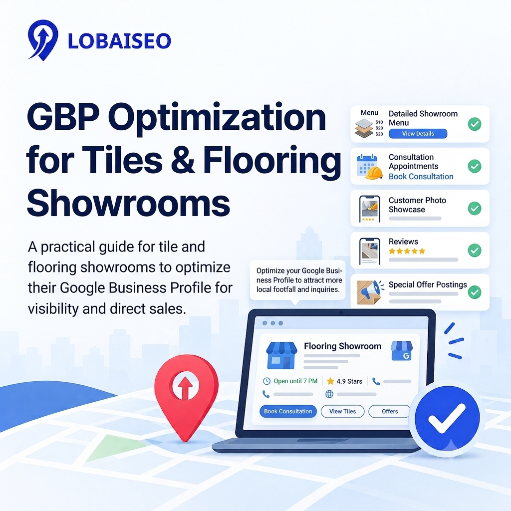 GBP Optimization for Tiles & Flooring Showrooms by Lobaiseo