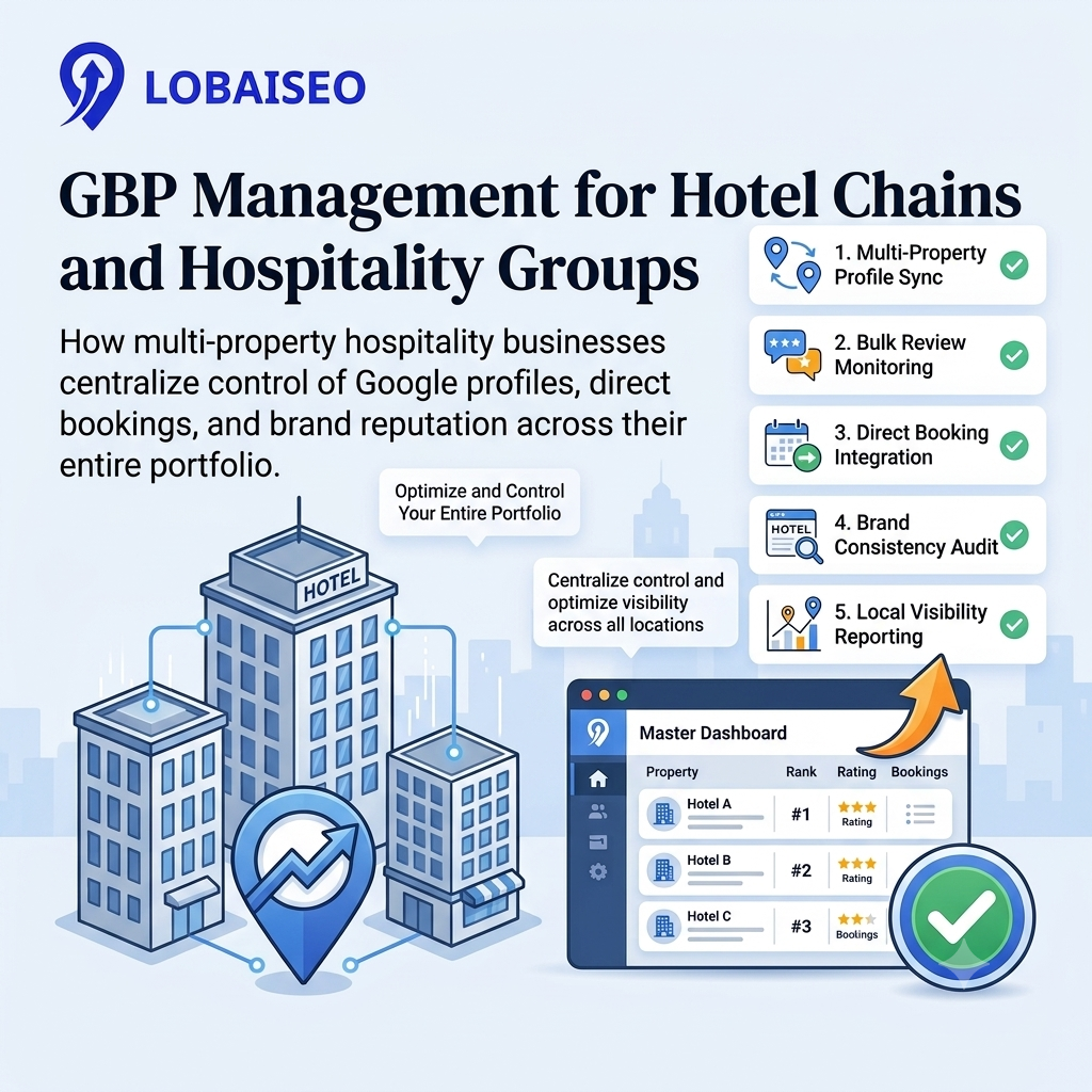 GBP Management for Hotel Chains and Hospitality Groups