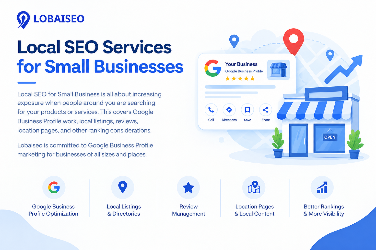 Local SEO Services for Small Businesses by Lobaiseo