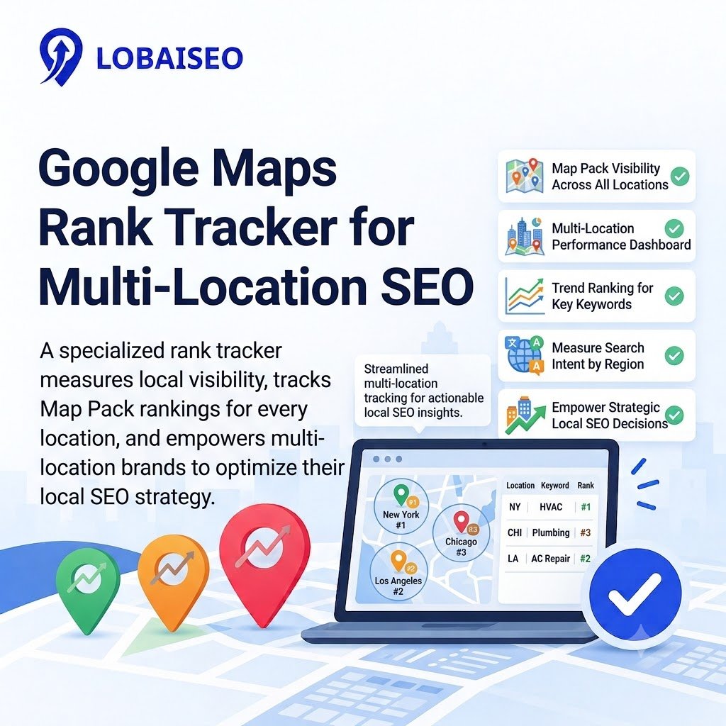 Google Maps Rank Tracker: Monitor Map Pack Visibility by Location by Lobaiseo
