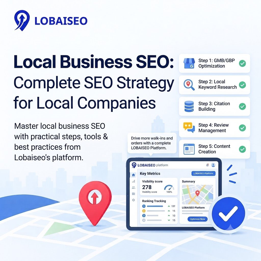 Local Business SEO: Complete SEO Strategy for Local Companies by Lobaiseo